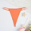 Calcinhas Fio Dental Personalizadas Transfronteiriças para Mulheres, Tanga Sexy Estilo Europeu e Americano Sem Costura com Forro de Algodão, Roupa Íntima Feminina Amiga da Pele