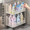 Estante lateral de almacenamiento multifuncional para lavadora, estante de balcón de varias capas de pie, cesta de almacenamiento para espacios estrechos, organizador de huecos, carrito pequeño