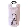 Saco de Lavanderia de Tecido Oxford Cesta de Armazenamento de Roupas Sujas Dobrável Cesta de Roupas Sujas para Banheiro Grande Capacidade Cesta de Roupas Sujas Atacado