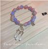 Pulsera de Cuentas Estilo Caliente 2025 para Mujer, Pulsera de Cinabrio Versátil Retro de Alta Gama Estilo Ins Pulsera de Perlas al por Mayor