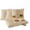 Almohada de Fibra de Soja 100% Algodón Clase A, Núcleo de Almohada para Protección del Cuello y Ayuda para Dormir, Almohada de Soja para Adultos, Almohada de Hotel Cinco Estrellas