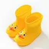 Botas de Lluvia para Niños Antideslizantes Suela Suave Lindo Dibujo Animado de Dinosaurio Forradas de Felpa Cálidas Extraíbles Botas de Lluvia para Hombres, Mujeres, Niños de Edad Media y Mayores