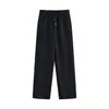 Mai* Pedido2026 Pantalones Casuales Otoño/Invierno Pantalones de Chándal para Mujer con Efecto Plisado Pantalones de Pierna Recta de Moda Versátiles Pantalones de Pierna Ancha