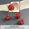 Flores Artificiais Vermelhas para Celebrações de Casamento, Flores Artificiais para Salões de Casamento, Decoração de Casa, Buquês Artificiais de Rosa, Enfeites de Flores de Seda