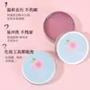 Sabão para Limpeza de Pincéis de Maquiagem Esponja de Maquiagem Limpador de Esponja de Beleza Ferramenta Portátil para Limpeza de Pincéis de Maquiagem Sabão de Limpeza Pêssego Oolong