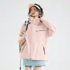 Chaqueta Exterior Transfronteriza Chaqueta Tres en Uno Cortavientos Conjunto de Dos Piezas Forro de Forro Polar y Plumón Chaqueta de Montañismo Logo Personalizado