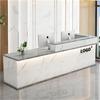 Recepção Balcão de Atendimento Balcão de Consultas Balcão de Serviços Simples Moderno Caixa de Empresa Balcão de Bar Pequeno Shopping