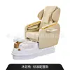 Cadeira de spa para pés com massagem elétrica luxuosa nas costas e nas mãos com banho de pés, massagem tipo surf, cadeira de manicure, base espessada, cadeira de banho de pés multifuncional