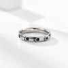 Anillo de pareja con huellas de garras de gato, corrosión, nuevo nicho de moda europea y americana 2023, exclusivo transfronterizo para fabricantes