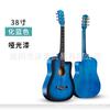 Fábrica de guitarras atacado 38 polegadas 41 polegadas violão acústico de tília guitarra iniciante iniciante prática piano madeira guitarra