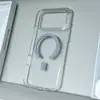 Adecuado para iPhone 18 Pro Max, funda de teléfono magnética transparente dos en uno, cubierta de teléfono acrílica Apple 17 que no amarillea 16