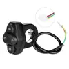 Interruptor de Faros Kukirina1 (Terminal Blanca) Botón de Luz para Patinete Eléctrico Piezas de Repuesto Originales