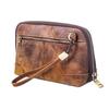 Bolsa para Pipa de Cuero Crazy Horse de Gran Capacidad Bolsa para Cosméticos Bolsa Portátil para Pipa Bolso de Mano Multifuncional Bolsa para Tabaco de Pipa Bolsa para Cosméticos