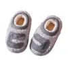 Pantuflas de Algodón de Invierno para Niños y Niñas, Calientes, Felpa Adicional, Sensación Suave, Ropa de Casa, Padre-Hijo, Bebé, Talón Cubierto, Suela Gruesa, Pantuflas de Algodón