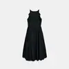 Venda Quente Internacional AliExpress Novidades da Primavera 2026 Roupas Femininas Cor Sólida Slim Fit Temperamento Vestido Midi 7815250