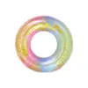 Flotador de natación, Juguete acuático para exteriores, Flotador de natación engrosado, Flotador de natación con lentejuelas, Flotador de axilas para adultos y niños, Salvavidas de natación