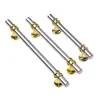 Fábrica Luz Dorada Lujo Moderno Simple Manija de Puerta de Armario Manija de Gabinete Acero Inoxidable Plástico Nórdico de Alta Calidad Venta al por Mayor