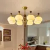 Candelabro de sala de estar vintage de cobre macizo estilo francés, candelabro retro estilo americano vintage para recibidor, habitación y dormitorio con protección ocular de espectro completo
