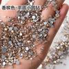 Rhinestones Redondos Pequeños de Fondo Plano para Uñas, Decoraciones de Uñas DIY, Rhinestones Usables para Uñas, Adornos Pequeños de Rhinestone, Rhinestones Mixtos para Uñas