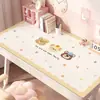 Alfombrilla de escritorio de dibujos animados para estudio infantil, mantel impermeable y lavable, protector de escritorio para escritura de protección ocular para estudiantes