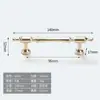 Manija de Tirador para Puerta de Gabinete Cajón Estilo Francés K Oro Manija de Agujero Único para Armario Zapatero Accesorios de Ferretería para Muebles Tirador