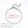 Pulseira Feminina Aço Inoxidável 304L Novo Estilo Minimalista Moda Personalidade Cruzada Europeia e Americana Joias de Aço Titânio Corrente Lisa