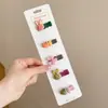 Lindos Pasadores de Tela de Dibujos Animados para Bebés, Accesorios para el Cabello de Niños, Pasadores para Niñas Bebés, Pasadores Delicados que No Dañan el Cabello