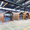 Luz Solar para Casa Exterior Acero Integrado Villa Casa de Madera Estructura de Acero Casa Prefabricada Atracción Turística Proyecto Ingeniería