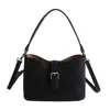 Bolsa Transversal Pequena Retro de Alta Qualidade para Mulheres, Nova Bolsa de Ombro Primavera 2026, Bolsa Bucket Versátil Casual para Sob o Braço