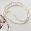 Bolso bandolera con cadena para teléfono móvil con cuentas de perlas, cadena para bolso, cordón antipérdida para teléfono móvil hecho a mano, disponible al por mayor.