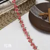 Encaje Bordado de Seda de Poliéster de Nueve Colores Ropa Tocados Accesorios de Encaje DIY Hecho a Mano Cadena para Clavícula Código de Barras Accesorios para Cheongsam