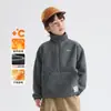 Casa da Hai Ma Roupas Infantis Novo Estilo Moda Masculina Roupas de Inverno Moletom Inverno Adolescentes Crianças Lã Roupas Quentes Tendência
