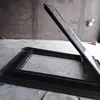 Aleación de Aluminio Inclinado Techo Plano Eléctrico Cubierta Claraboya de Techo Ático Solárium Pozo de Luz Subterráneo Tiger Metabo