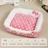 Fabricante de Camas para Mascotas al por Mayor Cama Cuadrada con Puntos Juguete de Descanso para Mascotas Esterilla para Cama de Mascota Extraíble y Lavable Universal para Gatos y Perros