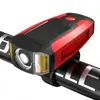 Medidor de código multifuncional para bicicleta, lâmpada frontal, lâmpada indicadora de energia, lâmpada de buzina, lâmpada única antirreflexo, lâmpada com sensor inteligente