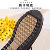 Zapatos de Tela Nuevos Antiguos de Beijing Zapatos de Mujer Tacón Medio Zapatos Individuales Suela Suave Zapatos de Trabajo Negros Zapatos de Hotel Antideslizantes Zapatos de Mamá para Bailar