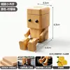 Figura de Madera Linda con Piernas que se Mueven para Ambientador de Coche, Decoración Creativa de Piernas que se Mueven para la Salida de Aire del Coche