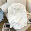 Camisa 2026 Feminina Petite Outono Inverno Manga Longa Plus Veludo Camisa Formal Tops para Meninas Estudantes Roupa Íntima Camisa