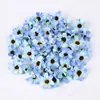 Cabezas de Flores Artificiales Estilo Bosque, Margaritas Pequeñas, Girasoles Pequeños, Coronas Falsas de Cosmos, Accesorios para Scrapbooking, Decoraciones Florales para Bodas