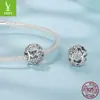 Acessórios Originais em Prata S925 Estilo Vintage Árvore da Vida com Contas e Design Vazado Personalizado para Pulseiras DIY