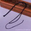 Corda para Colar Trançada à Mão, Cordão Fino Ajustável para Pingente, Corda para Clavícula com Pingente de Jade para Homens e Mulheres, Venda Direta da Fábrica