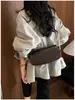 Bolsa Versátil de Alta Qualidade, na Moda e Tendência 2026 Outono Nova Bolsa Elegante de Ombro Único Transversal Pequena Simples para Mulheres