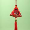 Collar de Bolsita Bordada con Cabeza de Tigre para Niños, Adorno Portátil para Colgar en el Cuello con Sonido, Decoración Festiva para Ocasiones Propicias, Festival del Bote del Dragón