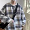 Moletom de Lã Espesso Novo Versátil Moderno Estilo Japonês Harajuku Simples Artístico Moda Popular Preguiçoso