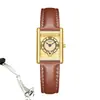 ORSGA Cuadrado Moda Pulsera de Reloj para Mujer Pulsera Cuadros Banda de Acero Fábrica en Vivo Transfronterizo Lujo Ligero Reloj de Pulsera de Cuarzo