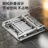 Mesa plegable de acero inoxidable 304 para uso doméstico y comercial, mesa de comedor cuadrada, puesto portátil para barbacoa al aire libre, mesa para olla caliente