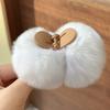 [Bonito pequeno hairhole hairpin] real Rex coelho grampo de cabelo outono e inverno Internet celebridade ins pelúcia clipe pequeno clipe lateral acessórios de cabelo
