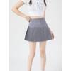 Falda plisada tipo acordeón blanca para mujer, nuevo estilo Primavera/Verano 2026, de cintura alta, estilo puro y elegante, casual, falda corta de línea A que estiliza