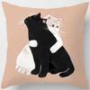 Aliexpress Cross-Border Mais Vendido Série de Gatos Estampada Capa de Almofada para Sofá de Casa Sala de Estar Capa de Almofada de Cabeceira