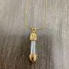 Colar com Pingente de Amuleto Budista Tailandês para Mulheres, Design de Nicho Moderno e Simples com Pingente Acessório Artístico e Requintado